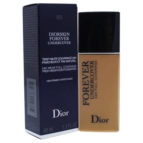 dior forever undercover 025|dior forever undercover foundation shades.